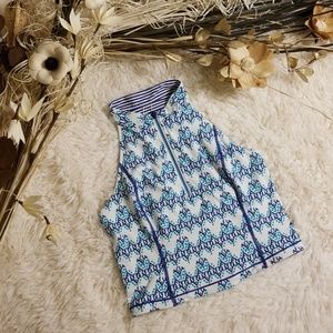 Vineyard Vines Geowave Print Reversible Rashguard